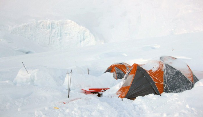 Denali Camp 2 Motorcycle Hill 3300 m