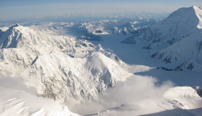 Denali view from High Camp 17000 ft 5000 m
